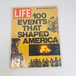 Vintage LIFE Magazine Bicentennial Issue 100 Events That Shaped America 1970s